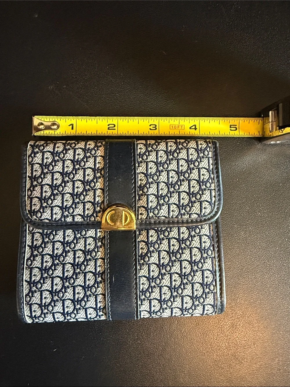 Vintage Christian Dior Navy Wallet